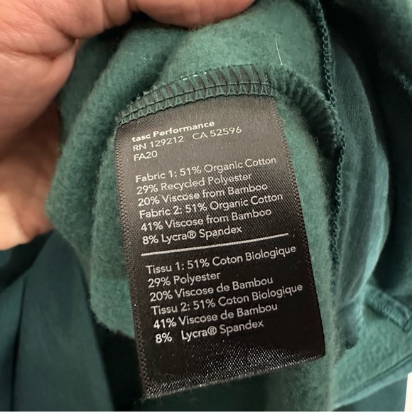 TASC PERFORMANCE Quarter Zip - Green - Picture 5 of 5